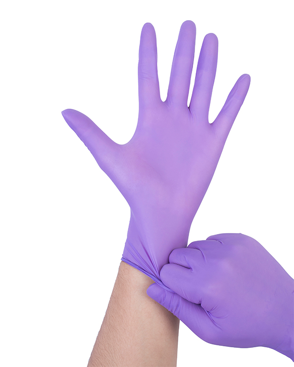 Powder Free Nitrile Examination Gloves For Chemotherapy Use