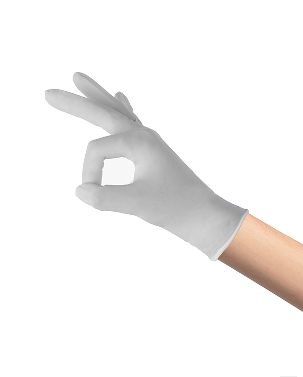 Industrial nitrile protective gloves