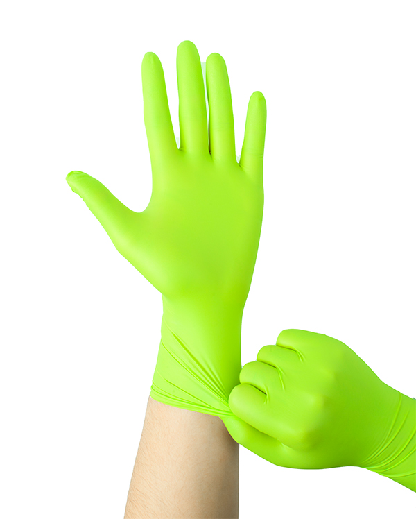 Aloe vera coating nitrile protective gloves