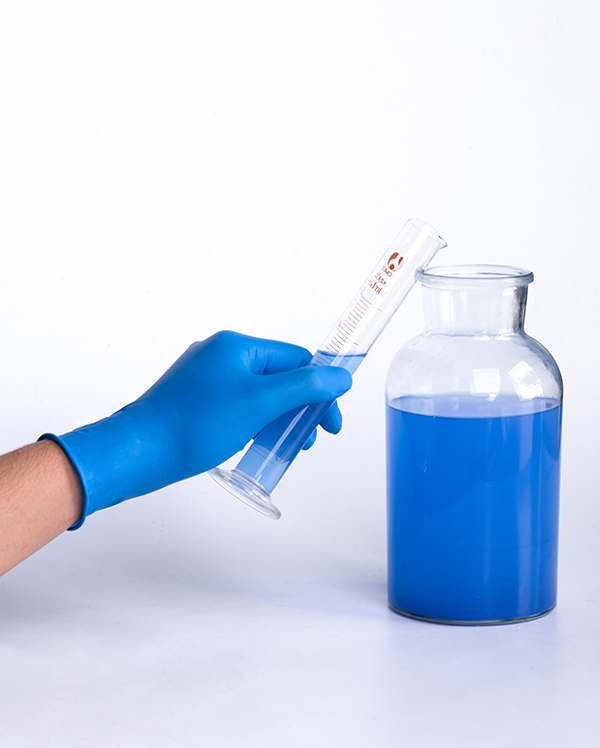 protective gloves against dangerous chemicals and micro-organisms 